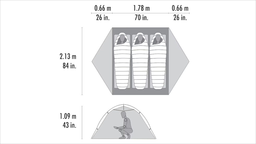 MSR エリクサー3のサイズ