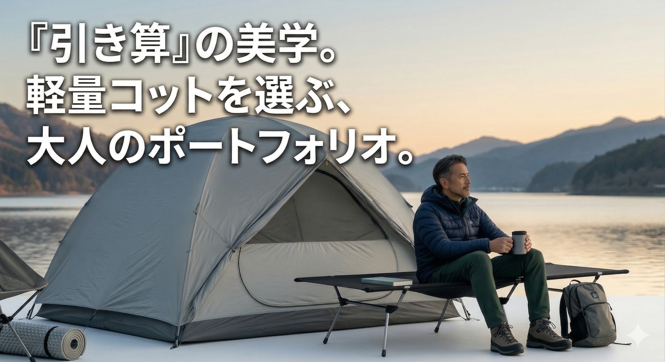 大人キャンパーが軽量コットを選ぶ、真の理由