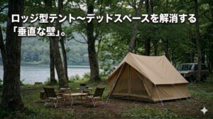 データで選ぶロッジ型テントの構造的特徴